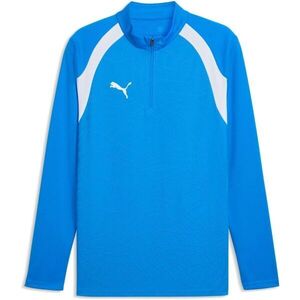 Puma TEAMFINAL TRAINING 1/4 ZIP TOP Férfi sportfelső, kék, méret kép