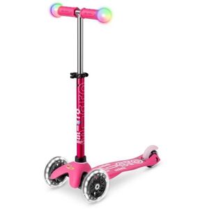 Micro MINI DELUXE MAGIC LED Gyerek roller, rózsaszín, méret kép