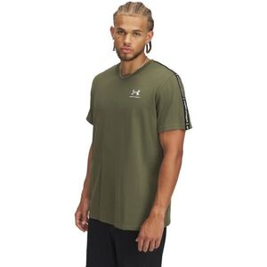 Under Armour ICON HEAVYWEIGHT TEE Férfi póló, sötétzöld, méret S kép