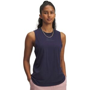 Under Armour VARSITY TANK Női atléta, sötétkék, méret S kép