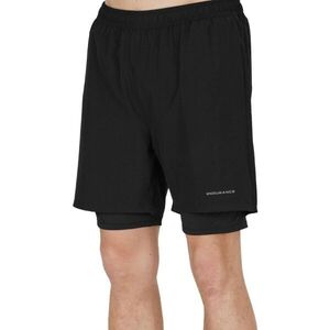 ENDURANCE KROS M 2-IN-1 OVERSIZE Férfi futóshort, fekete, méret kép