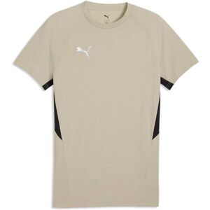 Puma TEAMEVOSTRIPE TEE Férfi póló, bézs, méret kép