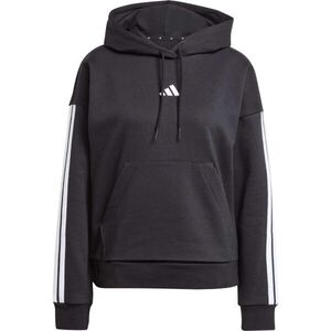 adidas W 3 STRIPES FL HD Női pulóver, fekete, méret kép