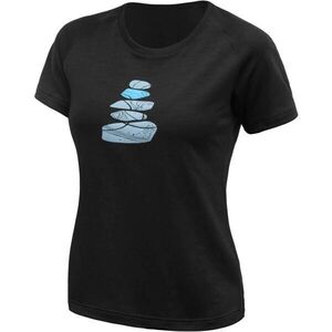 Sensor MERINO BLEND STONE Női funkcionális póló, fekete, méret kép