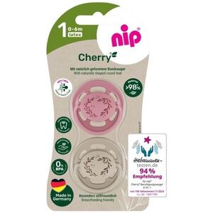 NIP CHERRY MÉRET 1 (0-6H) 2DB Cumisüveg, bézs, méret kép