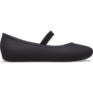 Crocs BROOKLYN FLAT K Gyerek belebújós balerina, fekete, méret 30/31 kép