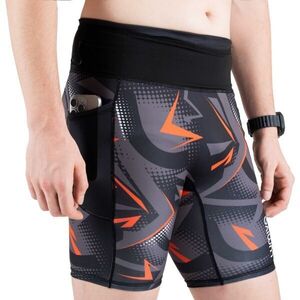 LUMIVA RACE M Férfi futó short övvel, fekete, méret kép