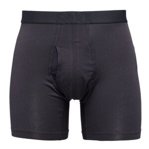 SAXX DROPTEMP COOLING COTTON BOXER BRIEF FLY Hűsítő boxeralsók, fekete, méret kép