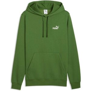 Puma ESSENTIAL SMALL NO.1 LOGO HOODIE FL Férfi pulóver, zöld, méret kép
