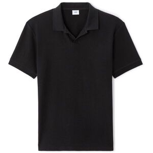 CELIO LEUVO Férfi galléros póló, fekete, méret kép