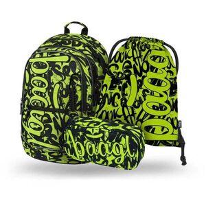 BAAGL 3 SET CORE LIME Iskolai szett, fényvisszaverő neon, méret kép