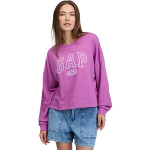 GAP FASHION LOGO Női pulóver, lila, méret kép