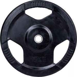 Fitforce PLR-15KG30MM Gumírozott súlyzótárcsa, fekete, méret 15 KG kép