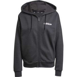 adidas W LINEAR FT FZ HD Női kapucnis pulóver, fekete, méret kép
