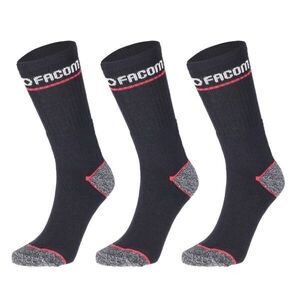 BLACK & DECKER FCM LONG RED 3-PACK Munkazokni, fekete, méret 39-42 kép