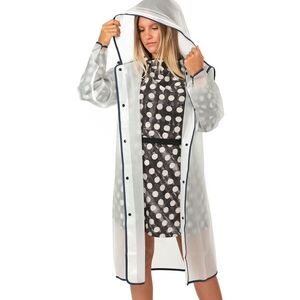 PERLETTI CITY TRENCH Unisex esőkabát, átlátszó, méret kép