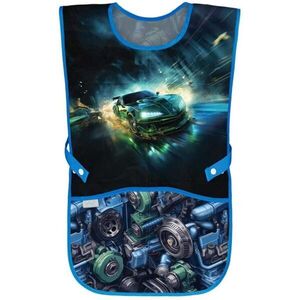 BAAGL RACING CAR Gyerek kötény, fekete, méret kép