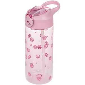 BAAGL MANCSOK 500 ML Tritán kulacs szívószállal, rózsaszín, méret 500 ML kép