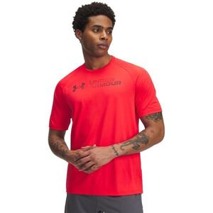 Under Armour TECH REFLECTIVE Férfi póló, piros, méret M kép