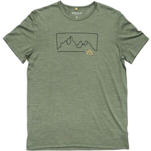 Devold ACTIVE OUTLINE TEE MAN Férfi funkcionális póló, khaki, méret kép