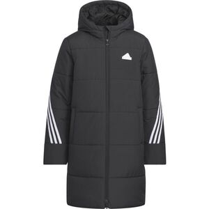 adidas 3-STRIPES PADDED JACKET Gyerek bélelt kabát, fekete, méret kép