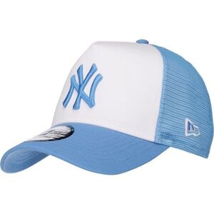 New Era NEW YORK YANKEES MLB LEAGUE ESSENTIALS 9FORTY TRUCKER Baseball sapka, világoskék, méret UNI kép