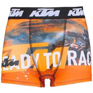KTM SHORTS DIRTY KIDS Fiú boxeralsó, narancssárga, méret 12-14Y kép