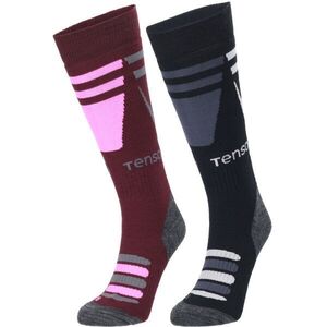 TENSON CORE SKI SOCK 2PK Uniszex sízokni, fekete, méret 40-42 kép