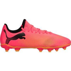Puma FUTURE 7 PLAY FG/AG JR Gyerek futballcipő, narancssárga, méret kép