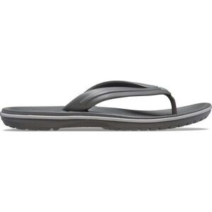 Crocs CROCBAND FLIP Uniszex flip-flop papucs, sötétszürke, méret 38/39 kép