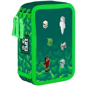 Oxybag PLAYWORLD Háromszintes tolltartó, zöld, méret kép