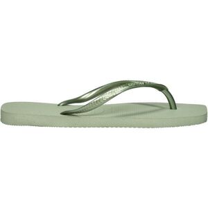 HAVAIANAS SQUARE Női flip-flop papucs, zöld, méret 39/40 kép