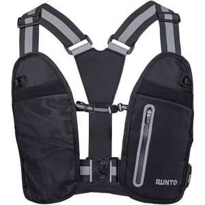Runto VEST POCKET Unisex futómellény, fekete, méret kép