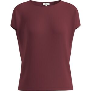 s.Oliver T-SHIRT RELAXED FIT Női laza póló, bordó, méret kép
