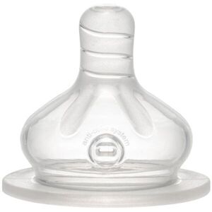 NIP PACIFIER 0M+ M 2DB Cumi cumisüveghez, átlátszó, méret kép