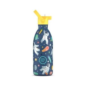 COOL BOTTLES KIDS GALACTIC RIDE 3D 500 ML Gyerek termosz, sötétkék, méret 500 ML kép