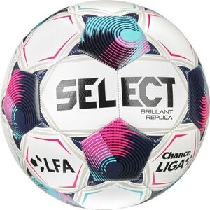 Select FB BRILLANT REPLICA CHANCE 1. LIGA 2026/27 Futball labda, fehér, méret kép