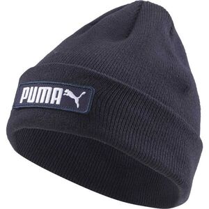 Puma CLASSIC CUFF BEANIE Férfi kötött sapka, sötétkék, méret UNI kép