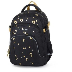 Oxybag SCOOLER MAGNOLIA Diák hátizsák, fekete, méret kép