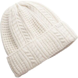 Under Armour HALFTIME CABLE KNIT BEANIE Női téli sapka, bézs, méret UNI kép