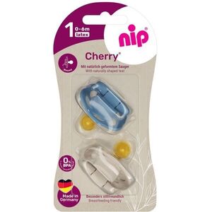NIP CHERRY MÉRET 1 (0-6H) 2DB Cumisüveg, átlátszó, méret kép