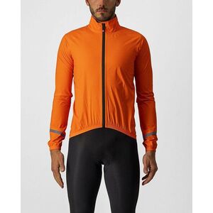CASTELLI Kerékpáros vízálló esőkabát - EMERGENCY RAIN 2 - narancssárga kép