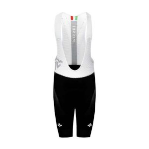 PISSEI Rövid kerékpáros nadrág kantárral - UAE TEAM EMIRATES 2024 - fekete kép