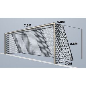 Háló Cawila Cawila Net HEXA 7, 50x2, 50m Tiefe 0, 8x2, 0m kép