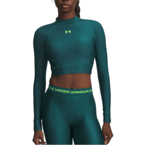 Under Armour HeatGear Crop Mock Women LS kép