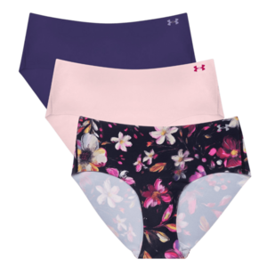 Pure Stretch 3-Pack Printed No Show Hipster kép