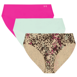 Pure Stretch 3-Pack Printed No Show Bikini kép