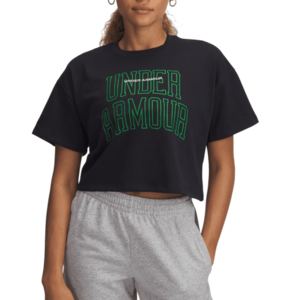 UA W VARSITY MIX HW SS CROP kép