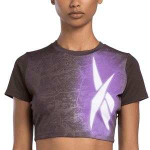 LUX BOLD CROPPED TEE kép
