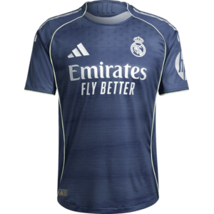 Real Madrid Away Authentic Jersey 2025/26 kép